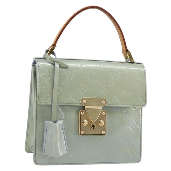 LOUIS VUITTON Monogram Vernis Spring Street Hand Bag Lavande M91216 Auth 184612A