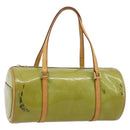 LOUIS VUITTON Monogram Vernis Bedford Hand Bag Baby Blue M91007 LV Auth 184613-1