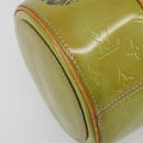 LOUIS VUITTON Monogram Vernis Bedford Hand Bag Baby Blue M91007 LV Auth 184613-16