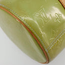 LOUIS VUITTON Monogram Vernis Bedford Hand Bag Baby Blue M91007 LV Auth 184613-18