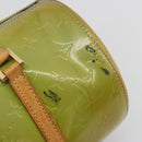 LOUIS VUITTON Monogram Vernis Bedford Hand Bag Baby Blue M91007 LV Auth 184613-9