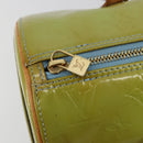LOUIS VUITTON Monogram Vernis Bedford Hand Bag Baby Blue M91007 LV Auth 184613-19