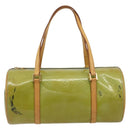 LOUIS VUITTON Monogram Vernis Bedford Hand Bag Baby Blue M91007 LV Auth 184613-13