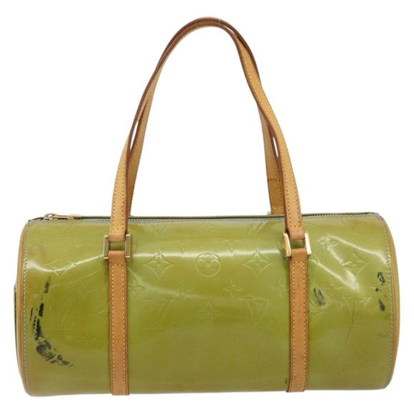 LOUIS VUITTON Monogram Vernis Bedford Hand Bag Baby Blue M91007 LV Auth 184613