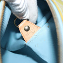 LOUIS VUITTON Monogram Vernis Bedford Hand Bag Baby Blue M91007 LV Auth 184613-12