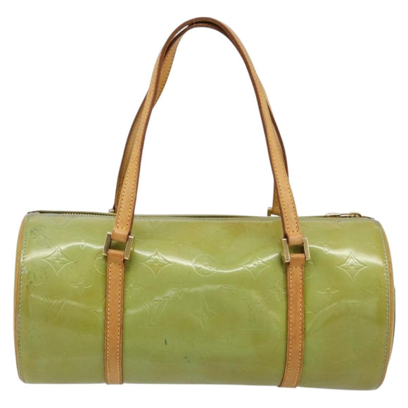 LOUIS VUITTON Monogram Vernis Bedford Hand Bag Baby Blue M91007 LV Auth 184613