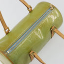 LOUIS VUITTON Monogram Vernis Bedford Hand Bag Baby Blue M91007 LV Auth 184613-6