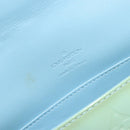 LOUIS VUITTON Monogram Vernis Thompson Street Bag Baby Blue M91009 Auth 184614-15