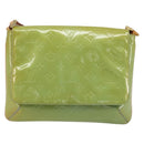 LOUIS VUITTON Monogram Vernis Thompson Street Bag Baby Blue M91009 Auth 184614-2