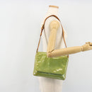 LOUIS VUITTON Monogram Vernis Thompson Street Bag Baby Blue M91009 Auth 184614-21