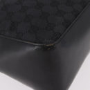 GUCCI GG Canvas Shoulder Bag Black Silver 001 3766 2123 Auth 184615-9