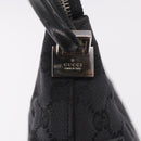 GUCCI GG Canvas Shoulder Bag Black Silver 001 3766 2123 Auth 184615-18