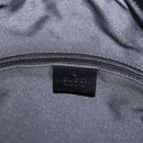 GUCCI GG Canvas Shoulder Bag Black Silver 001 3766 2123 Auth 184615-19