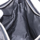 GUCCI GG Canvas Shoulder Bag Black Silver 001 3766 2123 Auth 184615-21