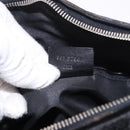 GUCCI GG Canvas Shoulder Bag Black Silver 001 3766 2123 Auth 184615-12