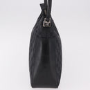 GUCCI GG Canvas Shoulder Bag Black Silver 001 3766 2123 Auth 184615-4
