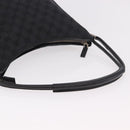 GUCCI GG Canvas Shoulder Bag Black Silver 001 3766 2123 Auth 184615-8