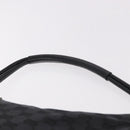 GUCCI GG Canvas Shoulder Bag Black Silver 001 3766 2123 Auth 184615-14