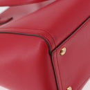 Salvatore Ferragamo Gancini Tote Bag Leather Pink Gold Auth 184616V-13