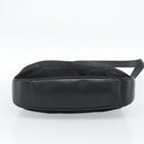 GUCCI Bamboo Shoulder Bag Suede 2way Black Gold 001 1577 2615 Auth 184617-5