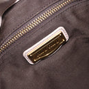 Miu Miu Matelasse Shoulder Bag Leather 2way Gold Purple gray Auth 184618A-25