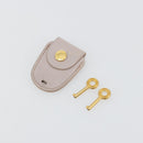 Miu Miu Matelasse Shoulder Bag Leather 2way Gold Purple gray Auth 184618A-11