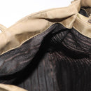 PRADA Tote Bag Nylon Brown Silver Auth 184619-21