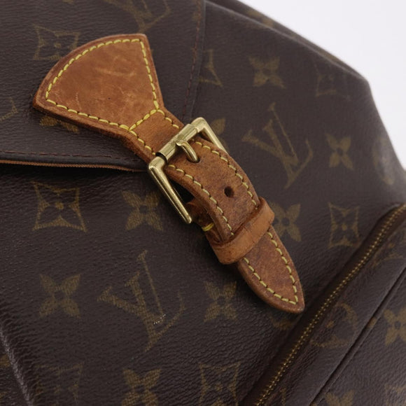 LOUIS VUITTON Monogram Montsouris MM Backpack M51136 LV Auth 184620