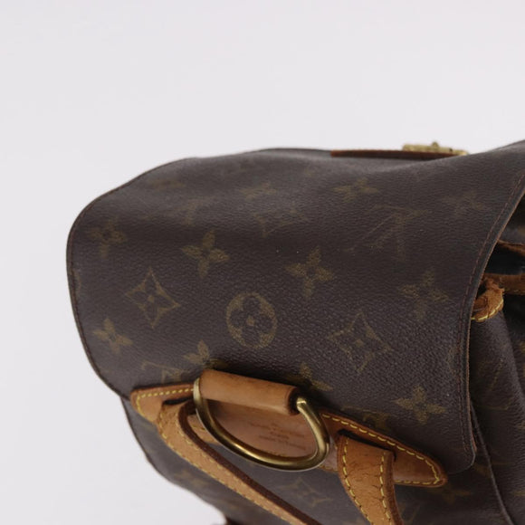 LOUIS VUITTON Monogram Montsouris MM Backpack M51136 LV Auth 184620