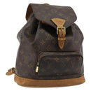 LOUIS VUITTON Monogram Montsouris MM Backpack M51136 LV Auth 184621-1