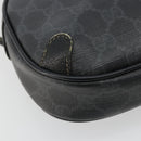 GUCCI GG Supreme Web Sherry Line Bag PVC Black Red 156 02 066 Auth 184624-16