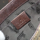 GUCCI GG Crystal Histeria Bag Coated Canvas Beige Gold 208710 Auth 184629-19