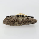 GUCCI GG Crystal Histeria Bag Coated Canvas Beige Gold 208710 Auth 184629-5