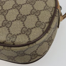 GUCCI GG Supreme Web Sherry Line Bag PVC Beige Red 007 58 6112 9411 Auth 184630-17