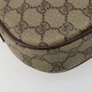 GUCCI GG Supreme Web Sherry Line Bag PVC Beige Red 007 58 6112 9411 Auth 184630-18