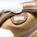 GUCCI GG Supreme Web Sherry Line Bag PVC Beige Red 007 58 6112 9411 Auth 184630-10