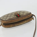 GUCCI GG Supreme Web Sherry Line Bag PVC Beige Red 007 58 6112 9411 Auth 184630-6