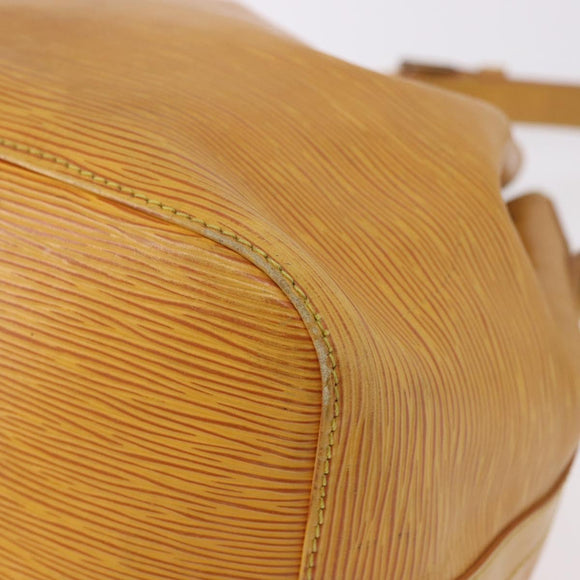 LOUIS VUITTON Epi Petit Noe Shoulder Bag Yellow M44109 LV Auth 184632
