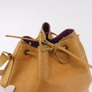 LOUIS VUITTON Epi Petit Noe Shoulder Bag Yellow M44109 LV Auth 184632-19