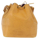 LOUIS VUITTON Epi Petit Noe Shoulder Bag Yellow M44109 LV Auth 184632-2