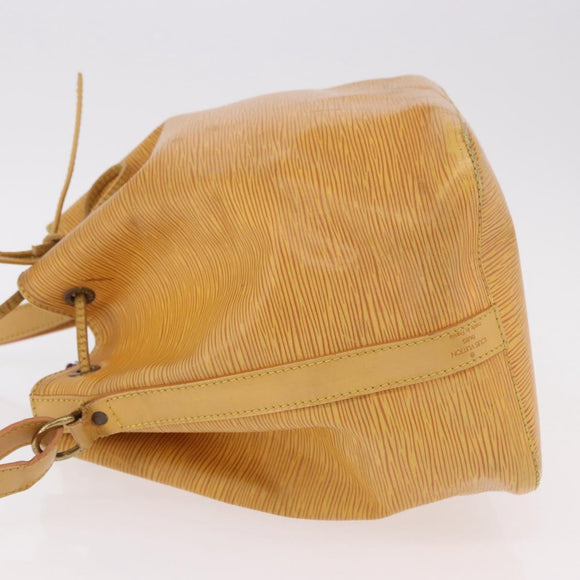 LOUIS VUITTON Epi Petit Noe Shoulder Bag Yellow M44109 LV Auth 184632