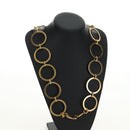 Miu Miu Necklace metal Gold Tone Auth 184634SAM-11