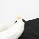 PRADA Chain Shoulder Bag Nylon Black Silver Auth 184635V-25