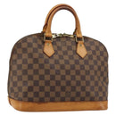 LOUIS VUITTON Damier Ebene Alma Hand Bag N51131 LV Auth 184636A-1