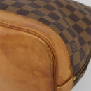 LOUIS VUITTON Damier Ebene Alma Hand Bag N51131 LV Auth 184636A-10