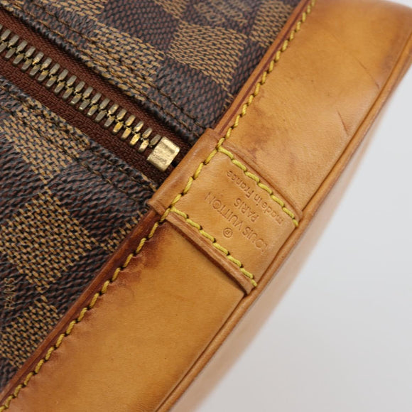 LOUIS VUITTON Damier Ebene Alma Hand Bag N51131 LV Auth 184636A
