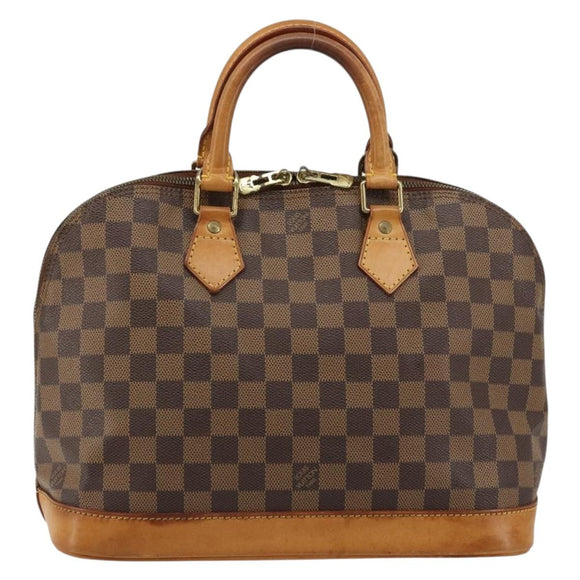 LOUIS VUITTON Damier Ebene Alma Hand Bag N51131 LV Auth 184636A