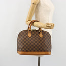 LOUIS VUITTON Damier Ebene Alma Hand Bag N51131 LV Auth 184636A-22