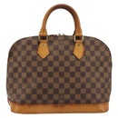 LOUIS VUITTON Damier Ebene Alma Hand Bag N51131 LV Auth 184636A-3