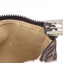 FENDI Zucca Canvas Hand Bag Black Brown Auth 184638-19